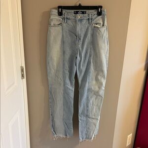 Hollister Light Blue Straight Leg Jeans